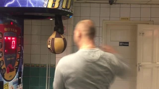 HOW TO HIT A PUNCHING MACHINE?