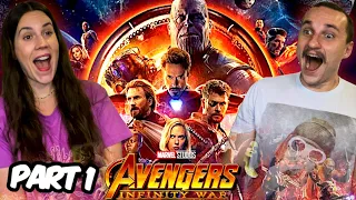 Avengers: Infinity War (PART 1/2) Film Reaction | FIRST TIME WATCHING