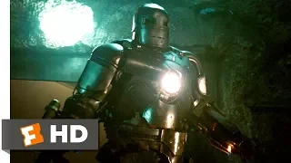 Iron Man (2008) - Cave Battle Scene (3/9) | Movieclips