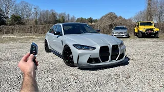 2024 BMW M3 Competition: Start Up, Exhuast, Test Drive, Walkaround, POV and Review