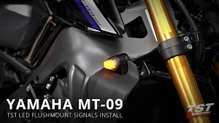 How to install LED Flushmount Turn Signals on a 2021+ Yamaha MT-09 by TST Industries