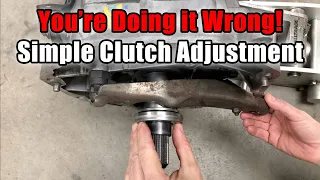 Mustang Cable Clutch Adjustment Mythbusting!