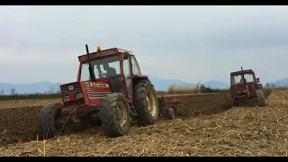 FIATAGRI 110-90 DTx2/Sabar Dashja/Elhamet Kameri/Plowing with 8 furrow /Barbullush Shkoder  [2022]