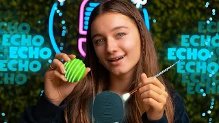 ASMR -  Super Relaxing Triggers (with echo)