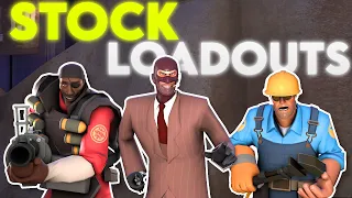 [TF2] Reviewing Every STOCK LOADOUT! (Default Weapons Review For Beginners)