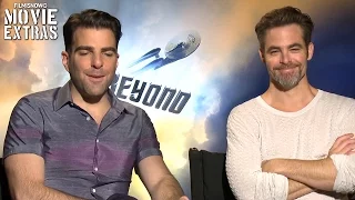 Chris Pine 'Kirk' & Zachary Quinto 'Spock' talk about Star Trek Beyond (2016)