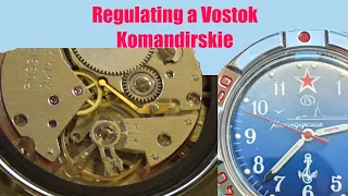 Regulating a Vostok Komandirskie