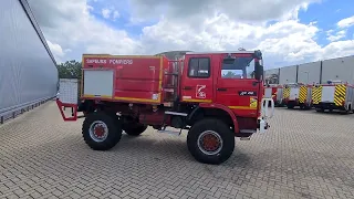 Top Trucks 4647 Renault Midliner M210 4x4 -Feuerwehr, Fire brigade -3.600