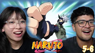 SQUAD 7 PASSED! Naruto Episode 5 + 6 REACTION + REVIEW!