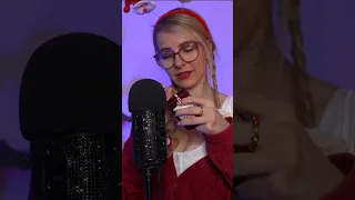 ASMR Teaching You German ~Christmas~ Vocabulary (with fitting Triggers) 🎄 Pt. 1 #asmr #shorts