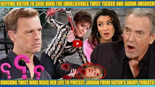 "Shocking Twist: Victor's Risky Move to Protect nikki – Tucker and Audra's Jaw-Dropping Revelation!"