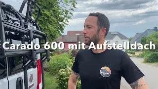 Carado 600 mit Aufstelldach