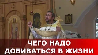 Чего надо добиваться в жизни? Священник Игорь Сильченков