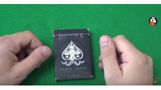 Обзор колоды карт Bicycle Black Ghost. Где купить карты для фокусов. Playing card deck review