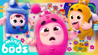 Paint Time Trouble 🎨 | Minibods | Preschool Cartoons