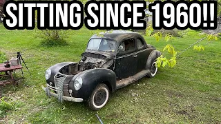 Rescuing A 1940 Ford Coupe From It's 60 Year Slumber
