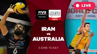 Iran v Australia - 2016 Men's World Olympic Qualification Tournament