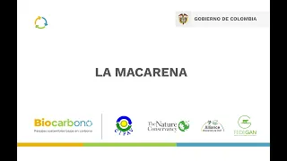 Proyecto Biocarbono, La Macarena.