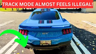 2024 Mustang GT With Active Exhaust Is LOUD! Hear The V8 ROAR! in TRACK Mode!