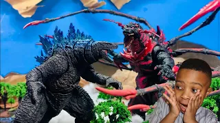 Legendary Godzilla vs Spiderzilla an Epic Battle stop motion Reaction
