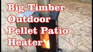 Big Timber Wood Pellet Outdoor Patio Heater Amazon Assembly and Review