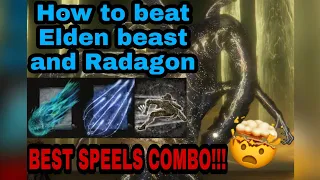 Elden ring How to beat Elden beast and Radagon(Comet Azur and stars of ruin)آخرین باس فایت الدن رینگ