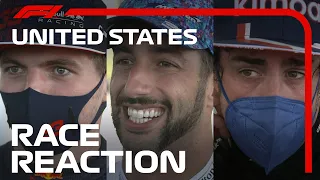 Drivers React To A Tense Race Showdown | 2021 United States Grand Prix