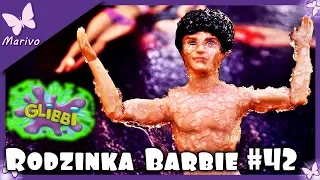 Rodzinka Barbie #42 *  IMPREZA Z GLUTAMI - BASEN CAŁY W GLIBBI SLIME * Bajka po polsku z lalkami