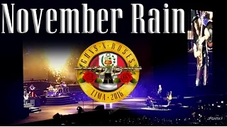 Guns N' Roses - November Rain (Estadio Monumental, Lima, Perú - 27/10/2016)