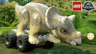 LEGO Jurassic World - COMO FAZER O TRICERÁTOPS PILOTAR QUADRICICLO