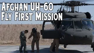 Afghan Air Force UH 60s Fly First Mission