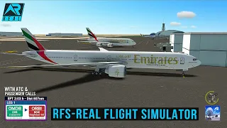 RFS - Real Flight Simulator - Dubai to Baghdad ||Full Flight|| Boeing 777-300ER|| Emirates||FullHD