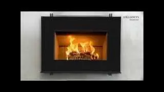 HWAM 3055 Fireplace burn video