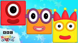 PINTAR E COLORIR para crianças | Aprenda a contar | Numberblocks em Português Brasil