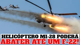 Russos estão armando seus helicópteros MI-28 com mísseis capazes de abater caças de 5ª geração