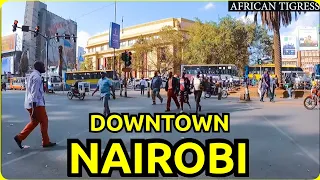 Raw , UNFILTERED Walking in downtown Nairobi Kenya in 2022