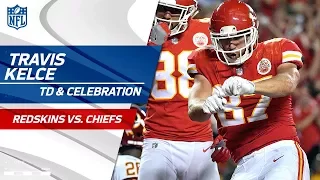 Travis Kelce's Leaping TD Catch & Sweet Dance Moves! | Redskins vs. Chiefs | NFL Wk 4