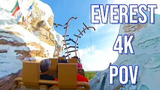 Disney World Rides | Expedition Everest Roller Coaster POV 4K | Fun Family Florida Attractions