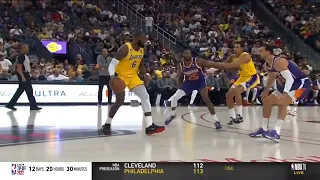 JUAN TOSCANO-ANDERSON REWARDED BY LEBRON WITH HIS NICE ROLL TO THE BASKET l PRE-SEASON VS Suns