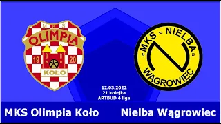 MKS Olimpia Koło - Nielba Wągrowiec 0:0 | 21 kolejka ARTBUD IV Liga |