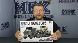 MBK unboxing #063 - 1:72 M1070 & M1000 Tank Transporter w/D9R Bulldozer (Takom 5002)