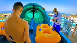 Master Blaster Water Slide at Aquaventure Waterpark Dubai