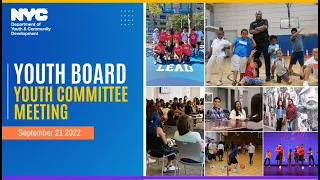 Youth Board Youth Committee Meeting - September 21, 2022