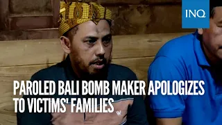 Paroled Bali bomb maker apologizes to victims' families