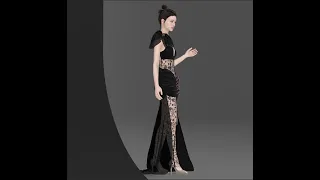 #3d #clo3d #dress