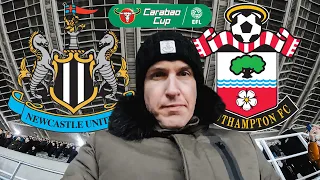 10 MAN MAGPIES PROGRESS TO FINAL | NEWCASTLE 2-1 SOUTHAMPTON CARABAO CUP SEMI FINAL 2ND LEG (3-1)