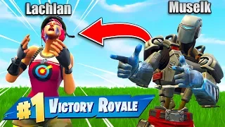 So I Beat Lachlan In Fortnite lol...