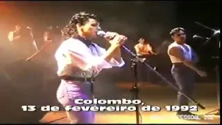 FESTA DA UVA DE COLOMBO 1992!NÃO EXISTIA  CELULAR!A PLATÉIA DANDO O MAIOR SHOW!