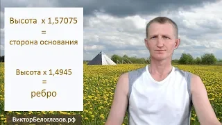 Пропорция Египетских ПИРАМИД  Виктор Белоглазов | Pyramids