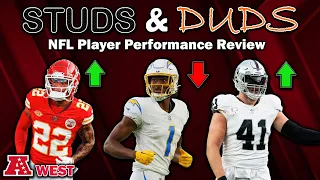 NFL Studs & Duds! | A Performance Review Of EVERY Player on EVERY AFC West Team (Season Finale)